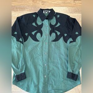 Vintage 1993 Adobe Rose western shirt woman’s‎ size M